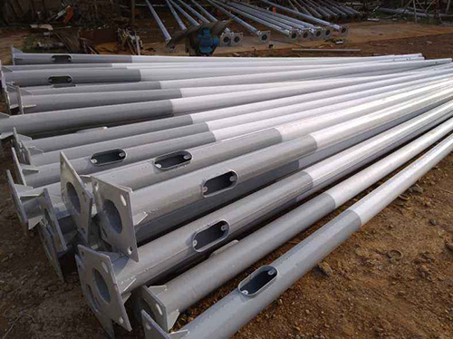 Signal pole galvanizing