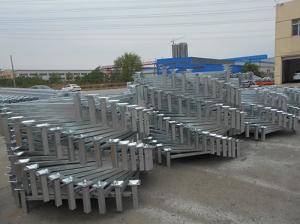 Cold storage tray galvanized